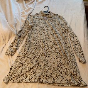 Cheetah print dress